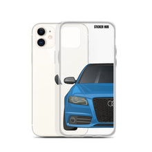 Load image into Gallery viewer, Sprint Blue B8 Audi S4 - iPhone Case