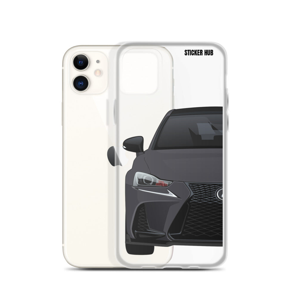 Gray Lexus IS300 - iPhone Case