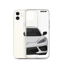 Load image into Gallery viewer, Ceramic Matrix Gray C8 Corvette - iPhone Case