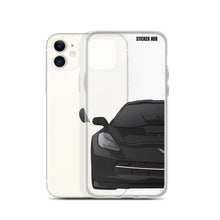 Load image into Gallery viewer, Black C7 Corvette Stingray - iPhone Case