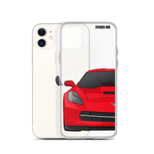 Load image into Gallery viewer, Torch Red C7 Corvette Stingray - iPhone Case