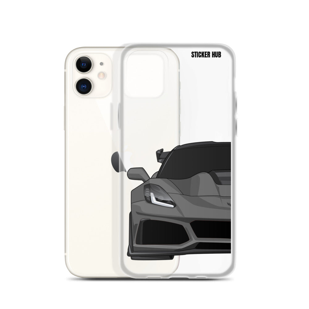 Gray C7 Corvette Zr1 - iPhone Case