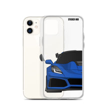 Load image into Gallery viewer, Elkhart Blue C7 Corvette Zr1 - iPhone Case