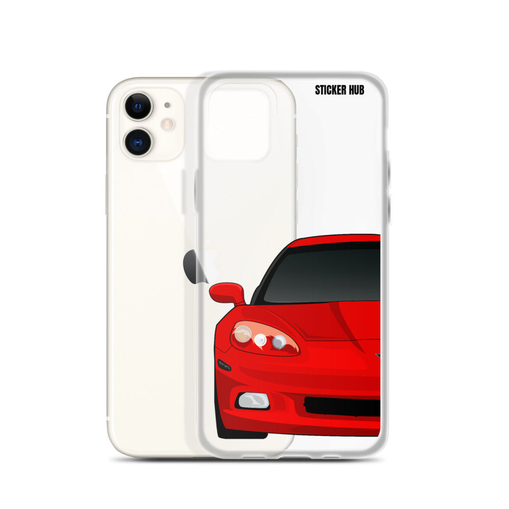 Victory Red C6 Corvette - iPhone Case