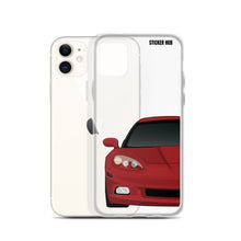 Load image into Gallery viewer, Monterey Red C6 Corvette - iPhone Case