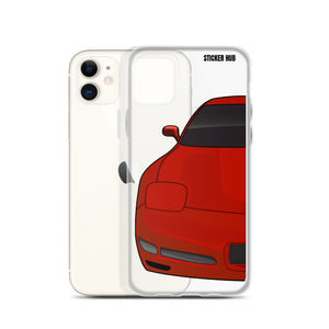 Torch Red C5 Corvette Z06 - iPhone Case