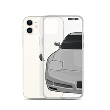 Load image into Gallery viewer, Silver C5 Corvette Z06 - iPhone Case