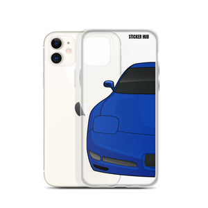 Electron Blue C5 Corvette Z06iPhone Case