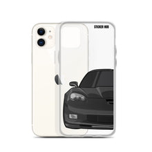 Load image into Gallery viewer, Black C6 Corvette Z06 - iPhone Case