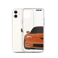 Load image into Gallery viewer, Atomic Orange C6 Corvette Z06 - iPhone Case