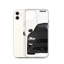 Load image into Gallery viewer, Black 18-21 Mustang 5.0 - iPhone Case