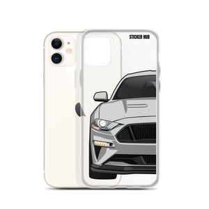 Silver 18-21 Mustang 5.0 - iPhone Case