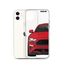 Load image into Gallery viewer, Race Red 18-21 Mustang 5.0 - iPhone Case