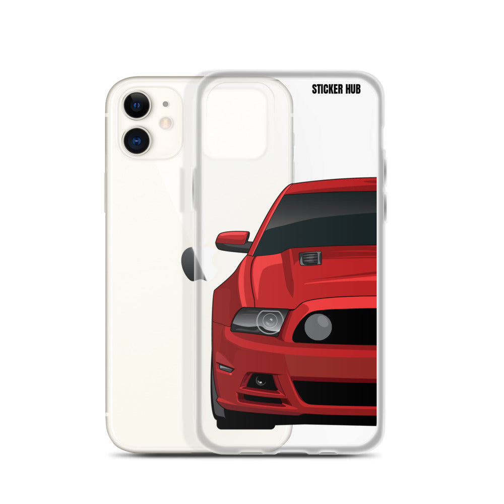 Race Red 13-14 Mustang 5.0 - iPhone Case