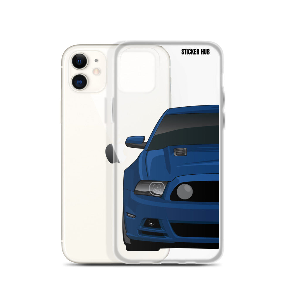 Kona Blue 13-14 Mustang 5.0 - iPhone Case