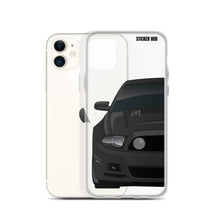 Load image into Gallery viewer, Black 13-14 Mustang 5.0 - iPhone Case