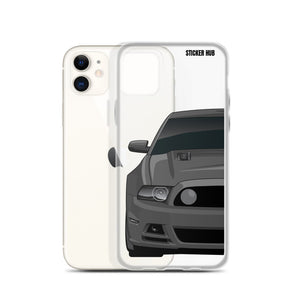 Gray 13-14 Mustang 5.0 - iPhone Case