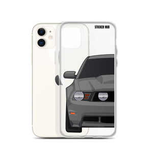 Gray 11-12 Mustang 5.0 - iPhone Case