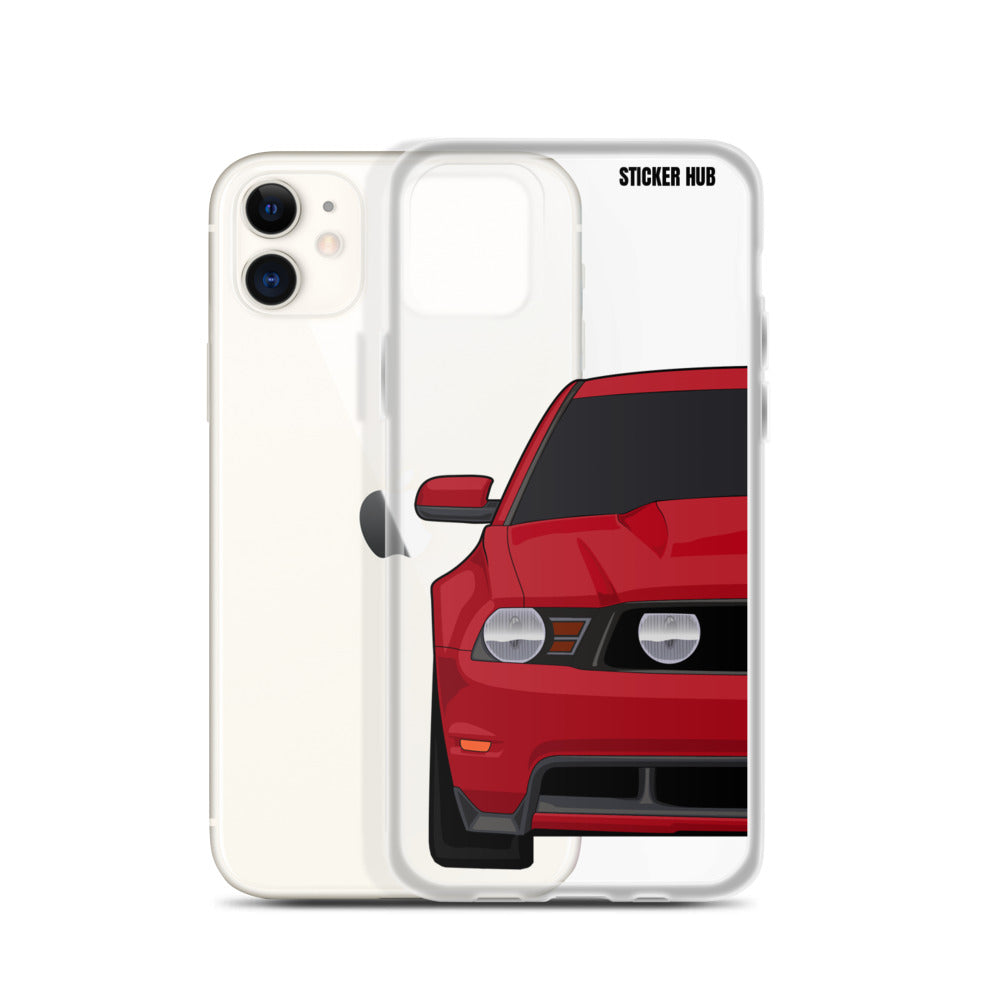 Race Red 11-12 Mustang 5.0 - iPhone Case