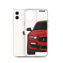 Load image into Gallery viewer, Race Red Mustang GT350 - iPhone Case