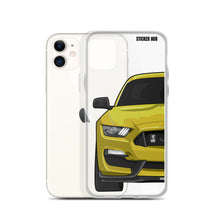 Load image into Gallery viewer, Yellow Mustang GT350 - iPhone Case