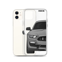 Load image into Gallery viewer, Gray Mustang GT350 - iPhone Case