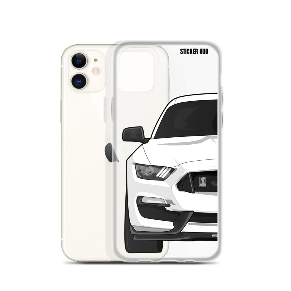 White Mustang GT350 - iPhone Case