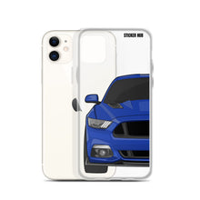 Load image into Gallery viewer, Deep Impact Blue 15-17 Mustang 5.0 - iPhone Case