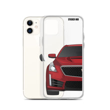 Load image into Gallery viewer, Red Cadillac CTS-V - iPhone Case