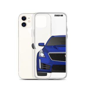 Wave Blue Cadillac CTS-V - iPhone Case