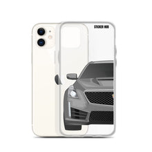 Load image into Gallery viewer, Silver Cadillac CTS-V - iPhone Case