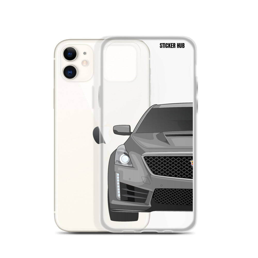 Silver Cadillac CTS-V - iPhone Case