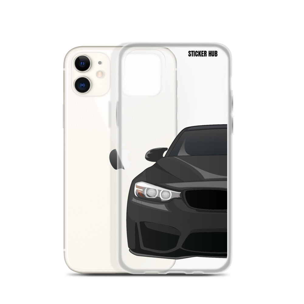 Black BMW F80 - iPhone Case