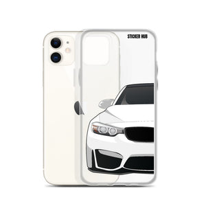 White BMW F80 - iPhone Case