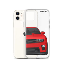 Load image into Gallery viewer, Victory Red 5th Gen Camaro ZL1 - iPhone Case