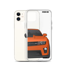 Load image into Gallery viewer, Inferno Orange 5th Gen Camaro ZL1 - iPhone Case