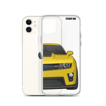 Load image into Gallery viewer, Rally Yellow 5th Gen Camaro ZL1 - iPhone Case