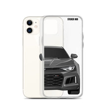 Load image into Gallery viewer, Gray 6th Gen Camaro ZL1 - iPhone Case