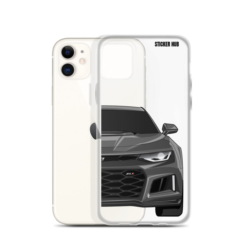 Gray 6th Gen Camaro ZL1 - iPhone Case