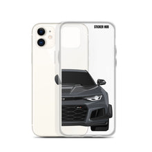 Load image into Gallery viewer, Gray 6th Gen Camaro ZL1 1LE - iPhone Case