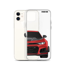 Load image into Gallery viewer, Red Hot 6th Gen Camaro ZL1 1LE - iPhone Case