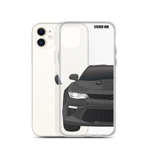 Gray 6th Gen Camaro SS - iPhone Case