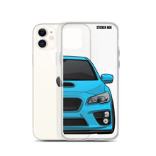 Load image into Gallery viewer, Hyper Blue 15-17 Subaru WRX STI - iPhone Case