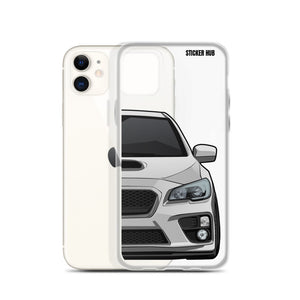 Silver 15-17 Subaru WRX STI - iPhone Case