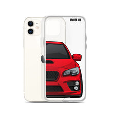 Load image into Gallery viewer, Lightning Red 15-17 Subaru WRX STI - iPhone Case