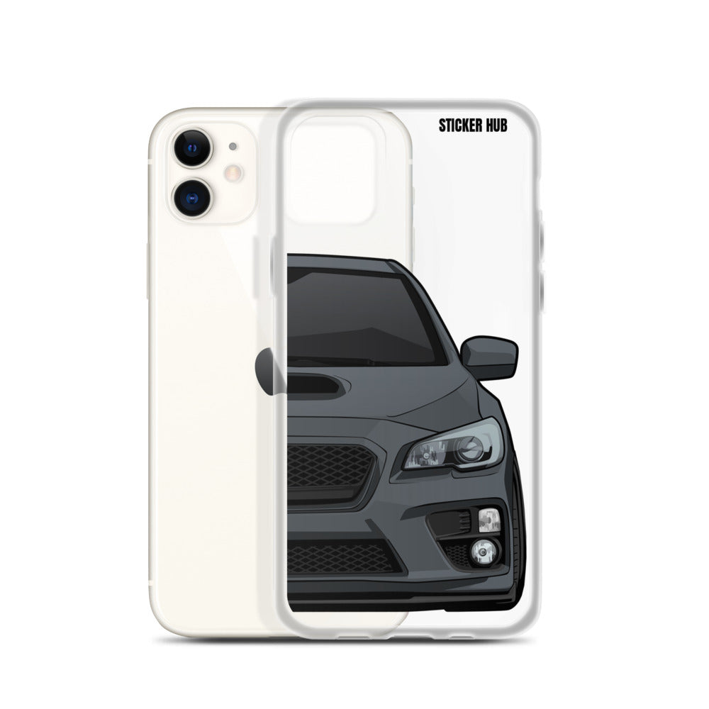 Gray 15-17 Subaru WRX STI - iPhone Case