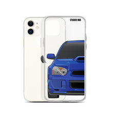 Load image into Gallery viewer, WR Blue Pearl 03-05 Subaru WRX STI - iPhone Case