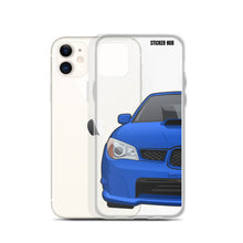 Load image into Gallery viewer, WR Blue 06-07 Subaru WRX STI - iPhone Case