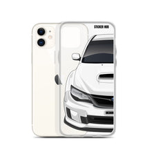 Load image into Gallery viewer, White 09-14 Subaru WRX STI - iPhone Case