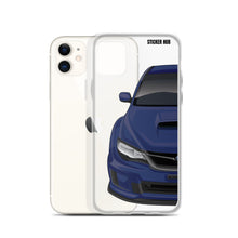 Load image into Gallery viewer, Plasma Blue 09-14 Subaru WRX STI - iPhone Case